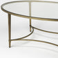 Golden Oval Coffee Table By Homeroots