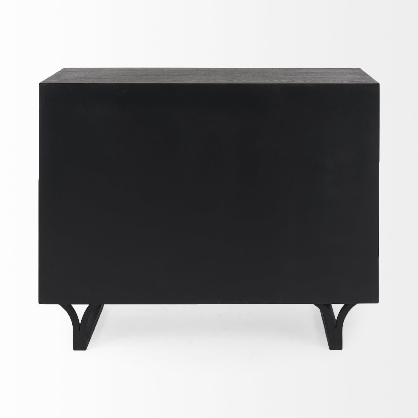 Contemporary Dark Oval Accent Cabinet By Homeroots | Cabinets | Modishstore - 4