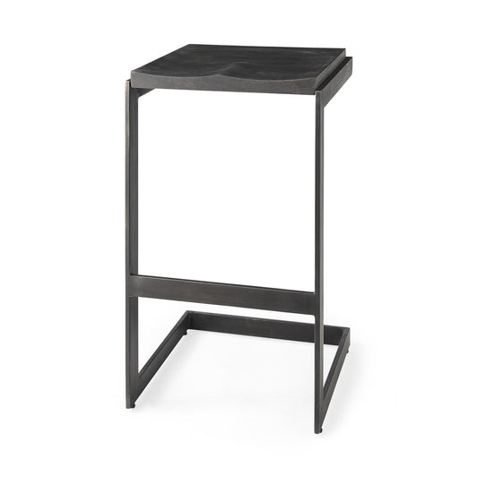 30' Black Cheeky Wood And Metal Bar Stool By Homeroots | Bar Stools | Modishstore