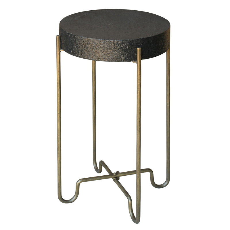 Black and Gold Side Table By Homeroots | Side Tables | Modishstore