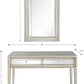 Antiqued Silver Finish Mirror and Console Table By Homeroots