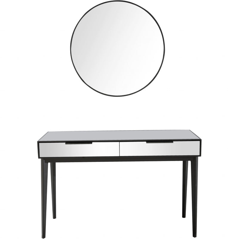 Smokey Grey Mirror and Console Table By Homeroots | Console Tables | Modishstore