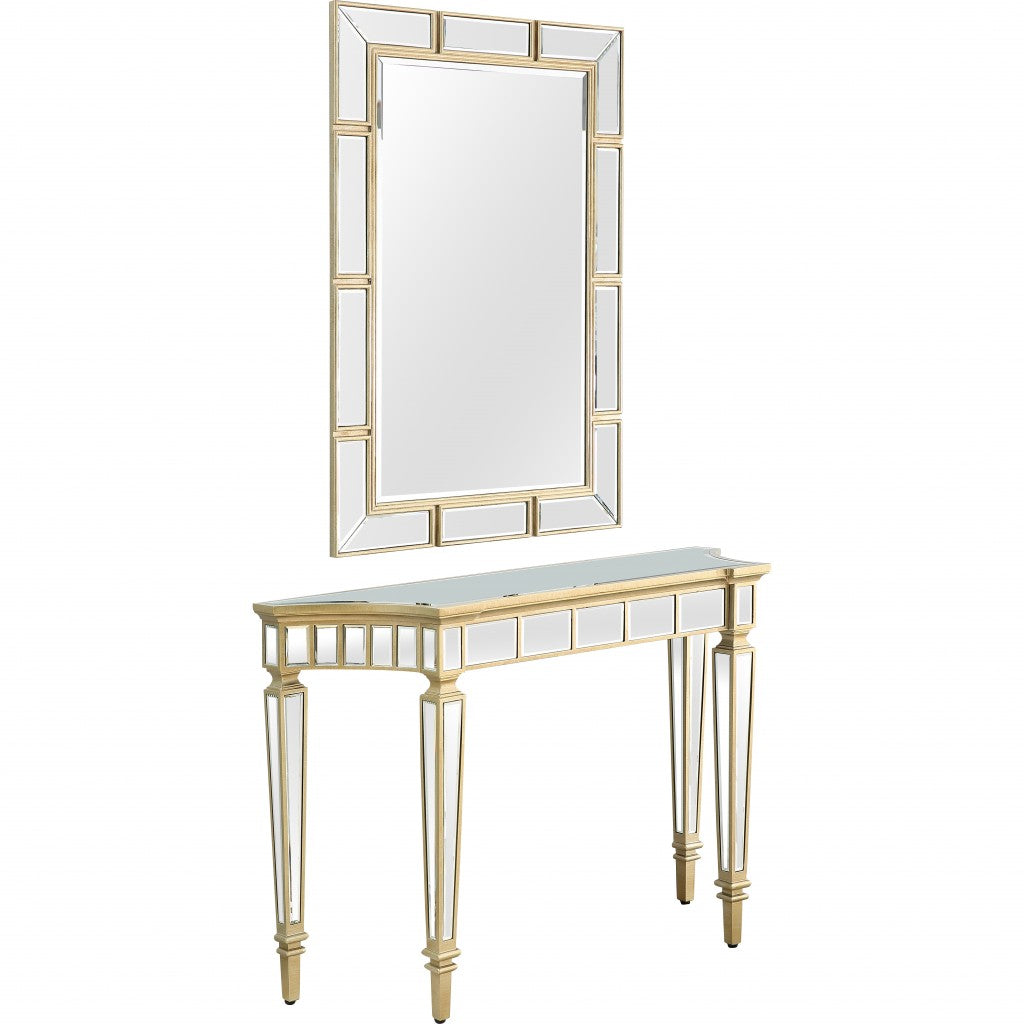 Svelte Mirror and Console Table By Homeroots | Console Tables | Modishstore