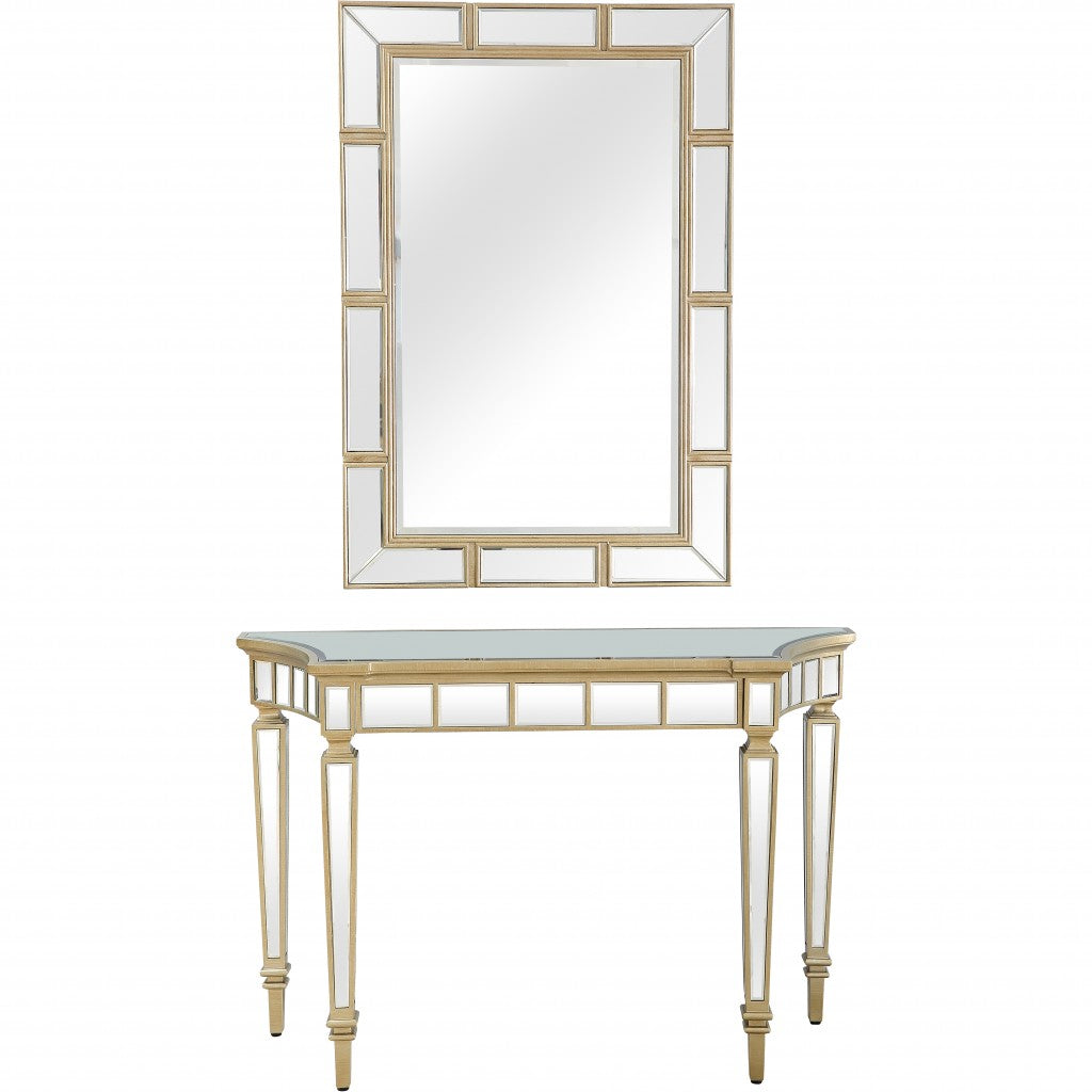 Svelte Mirror and Console Table By Homeroots | Console Tables | Modishstore - 4