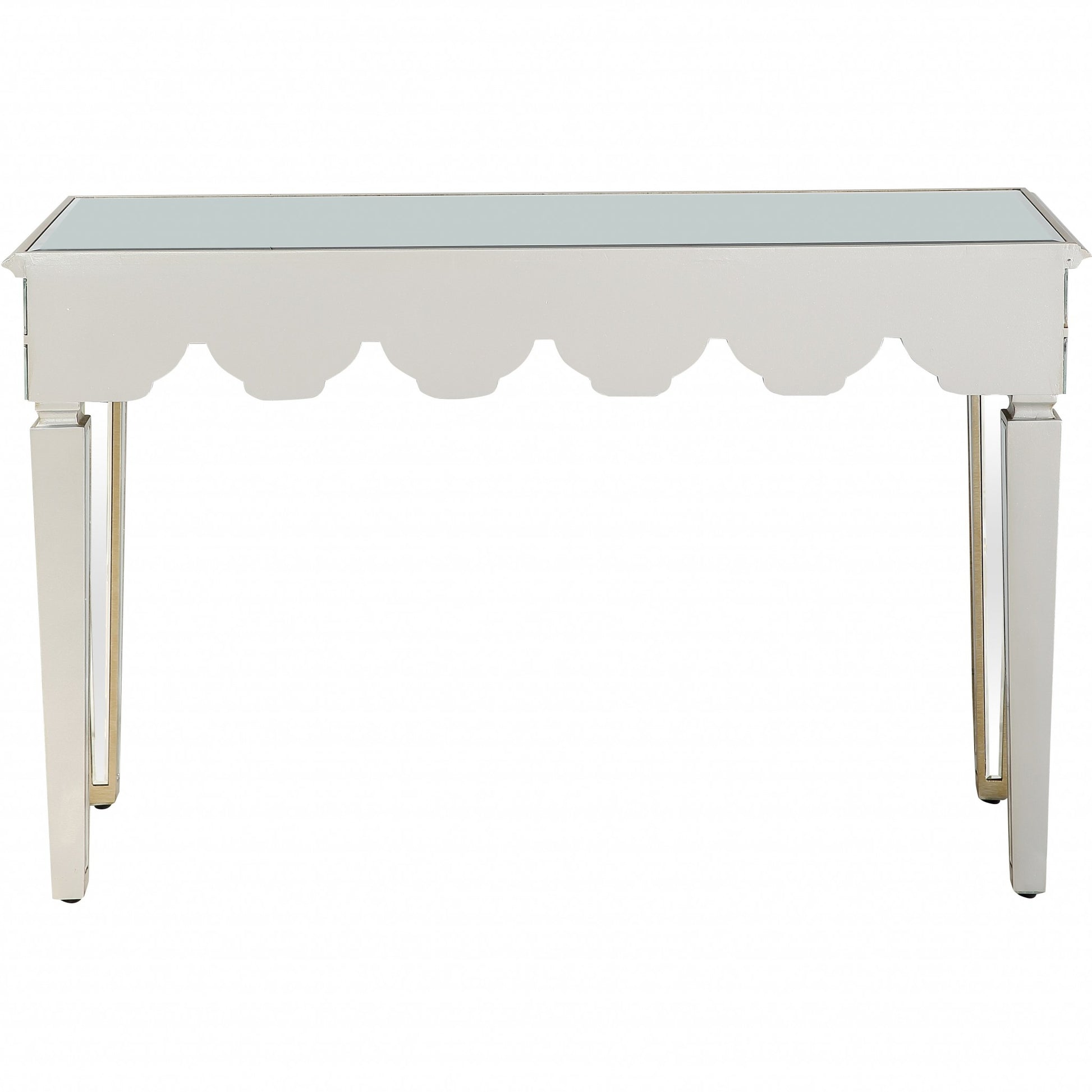 Scalloped Edge Console Table By Homeroots | Console Tables | Modishstore - 6