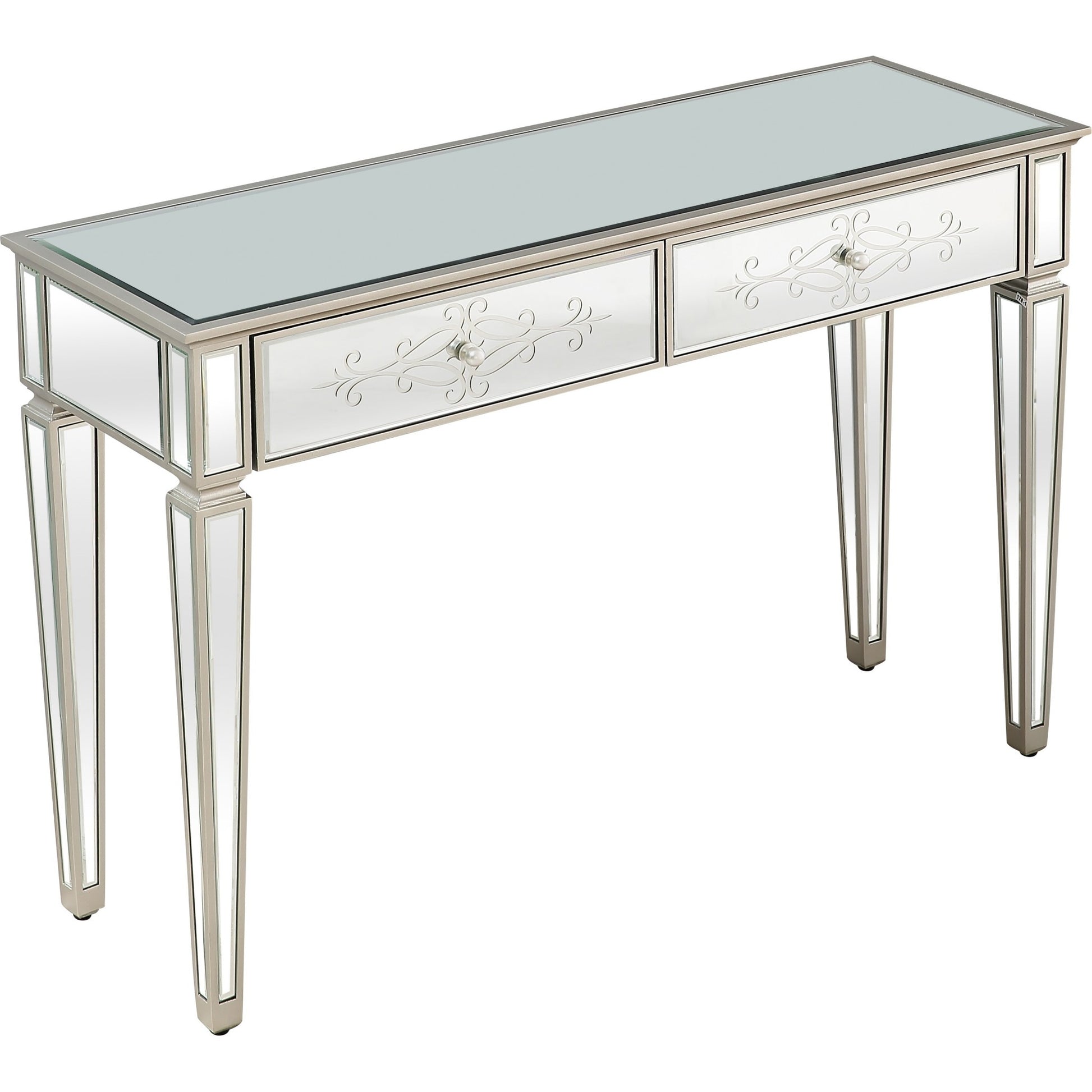 Antiqued Etch Console Table By Homeroots | Console Tables | Modishstore - 5