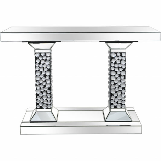 Beaded Pestestal Console Table By Homeroots | Console Tables | Modishstore