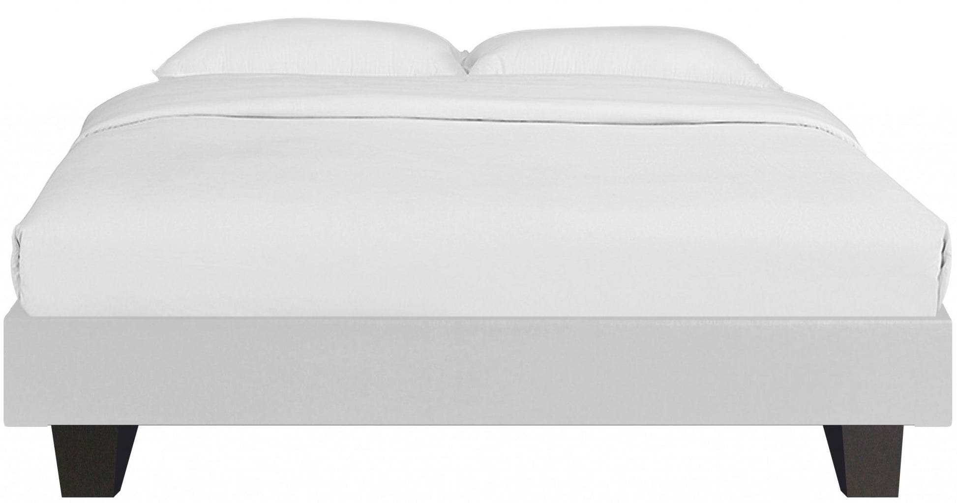 White Platform King Bed With Two Nightstands By Homeroots - 397012 | Beds | Modishstore - 5