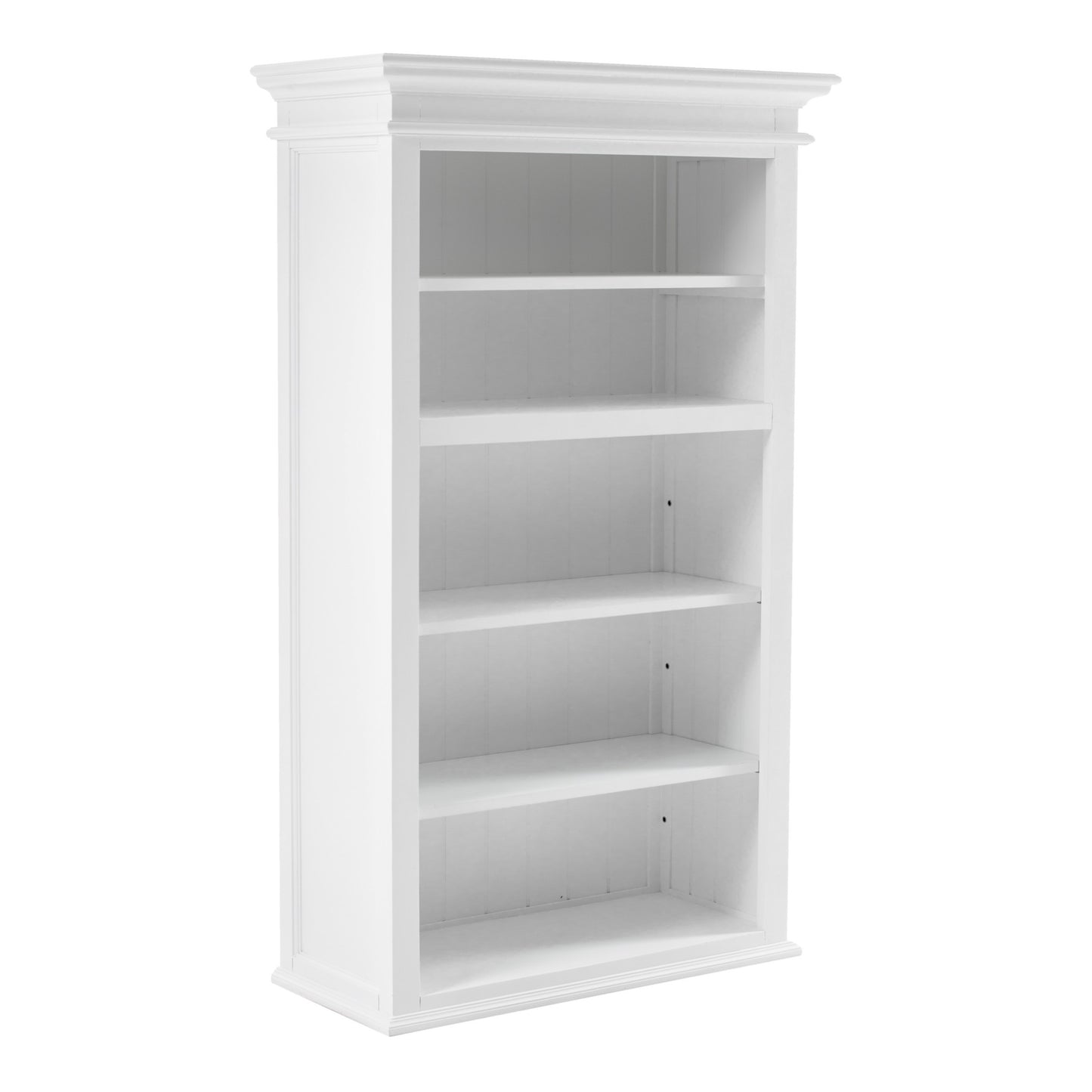 Classic White Single Bay Hutch Unit By Homeroots | Bookcases | Modishstore - 7