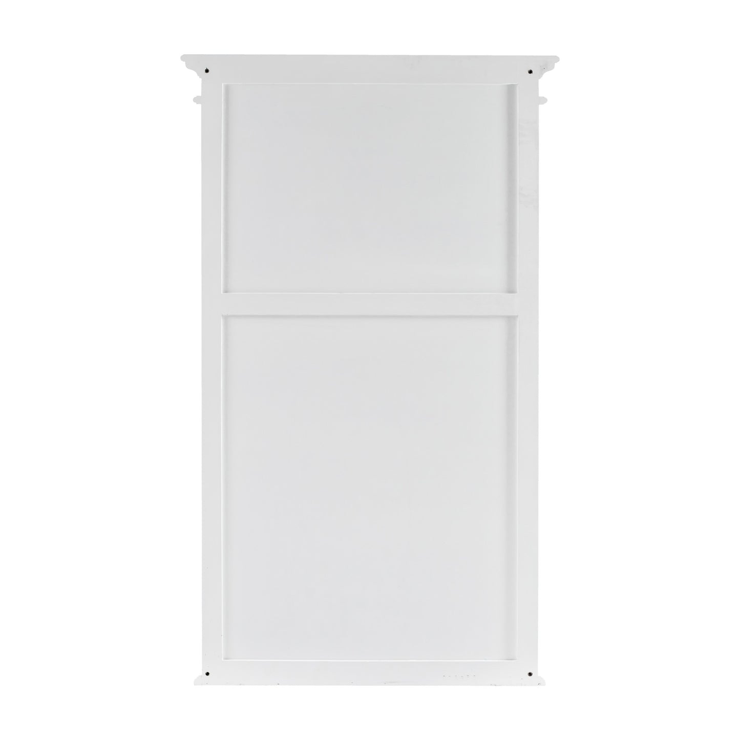 Classic White Single Bay Hutch Unit By Homeroots | Bookcases | Modishstore - 9