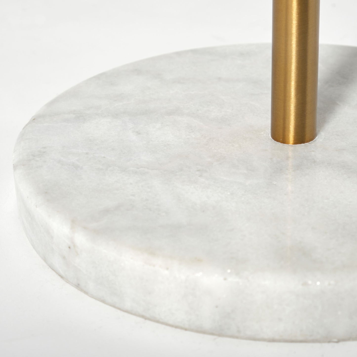 Marble Base Gold Floor Lamp By Homeroots | Floor Lamps | Modishstore - 8