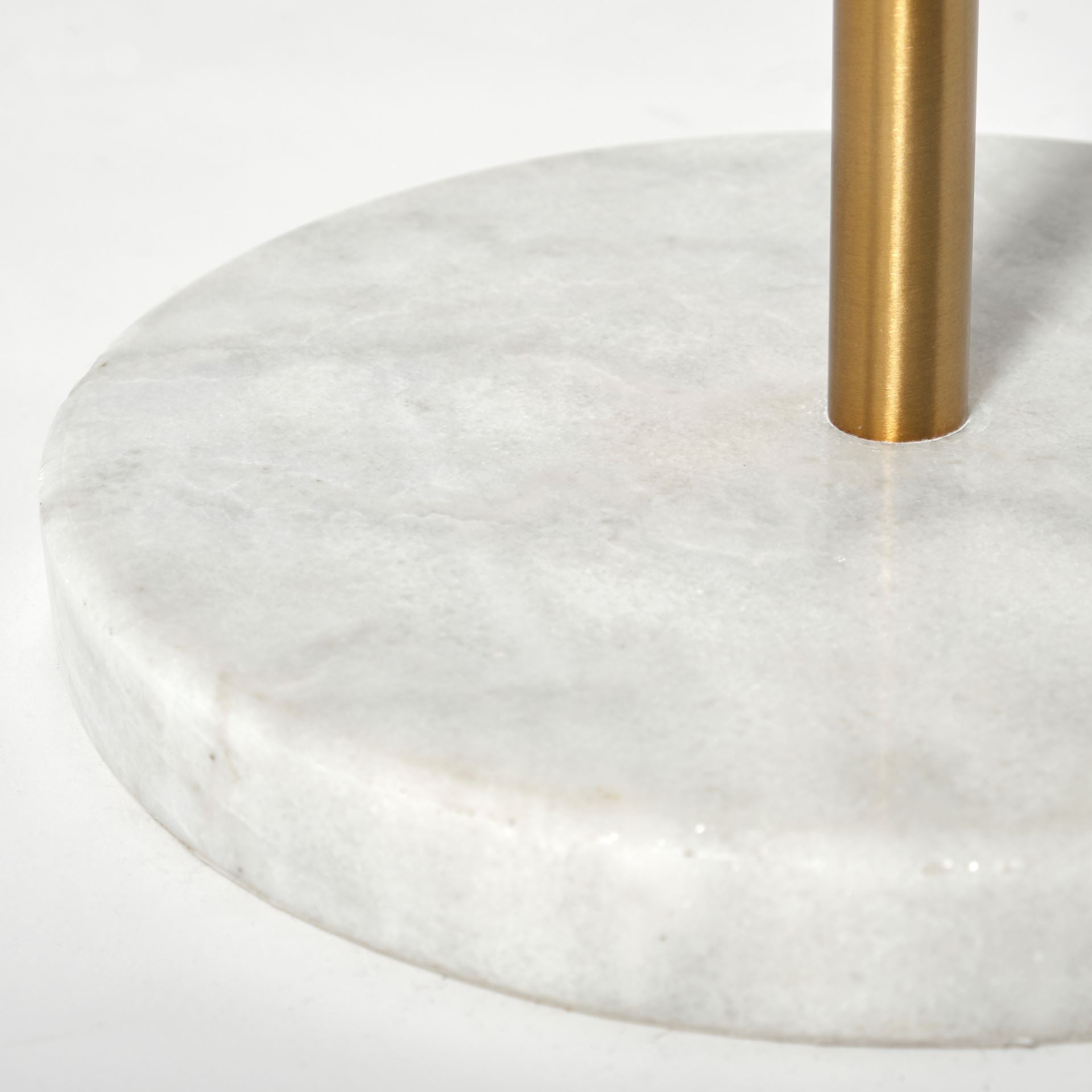 Marble Base Gold Floor Lamp By Homeroots | Floor Lamps | Modishstore - 8