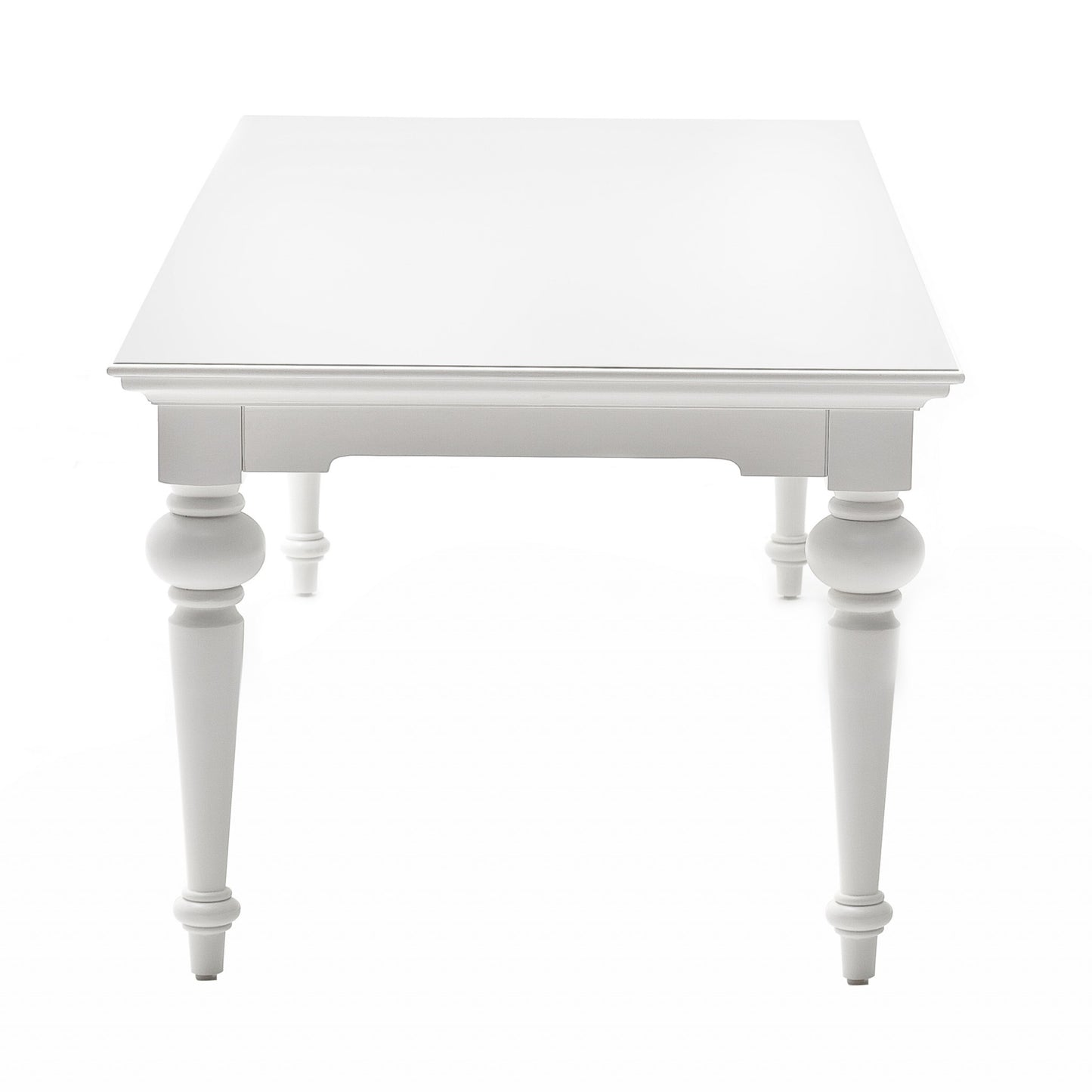 White Modern Farmhouse 94" Dining Table By Homeroots | Dining Tables | Modishstore - 3