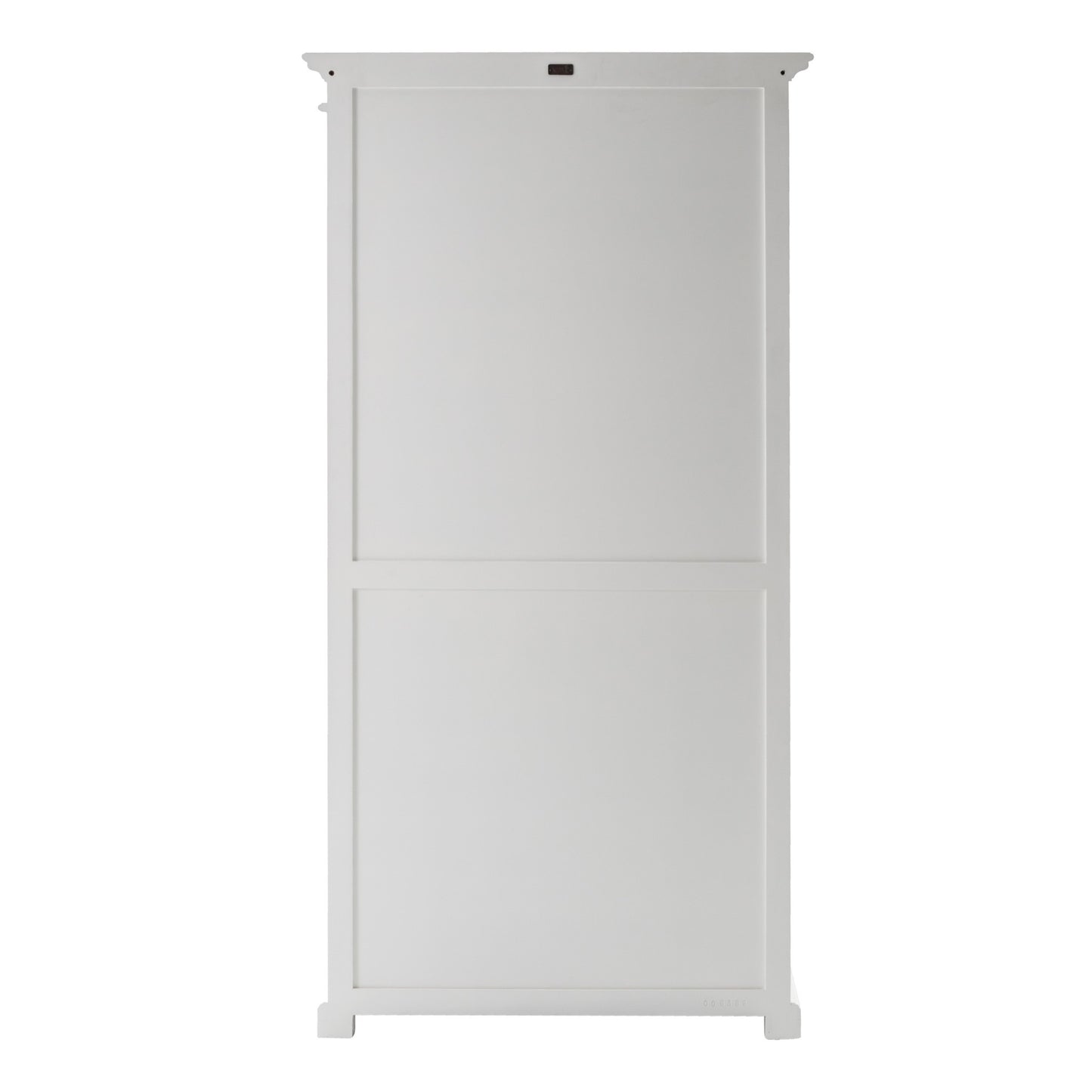 Classic White And Glass Double Door Storage Cabinet By Homeroots | Cabinets | Modishstore - 6