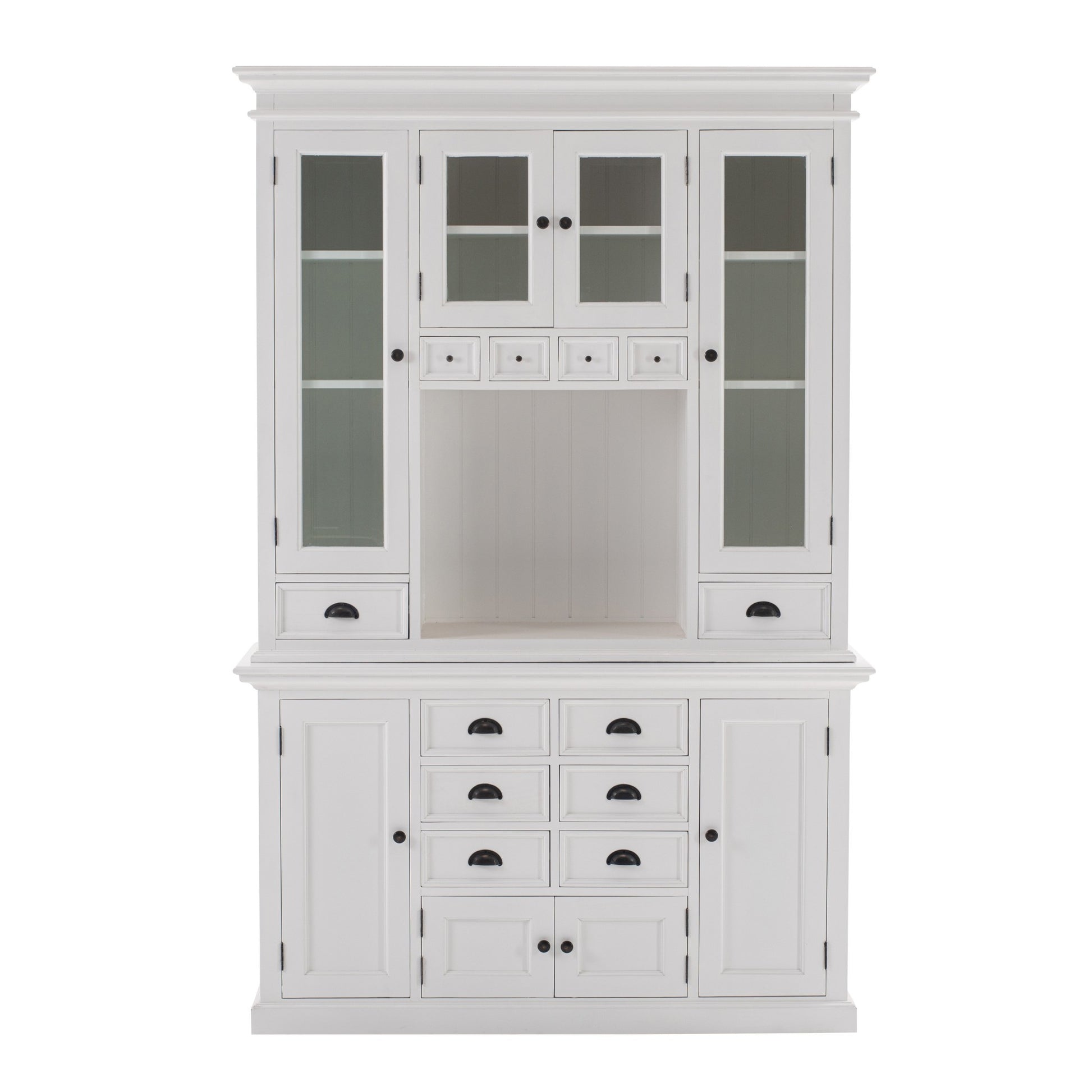 Classic White Kitchen Hutch By Homeroots | Cabinets | Modishstore