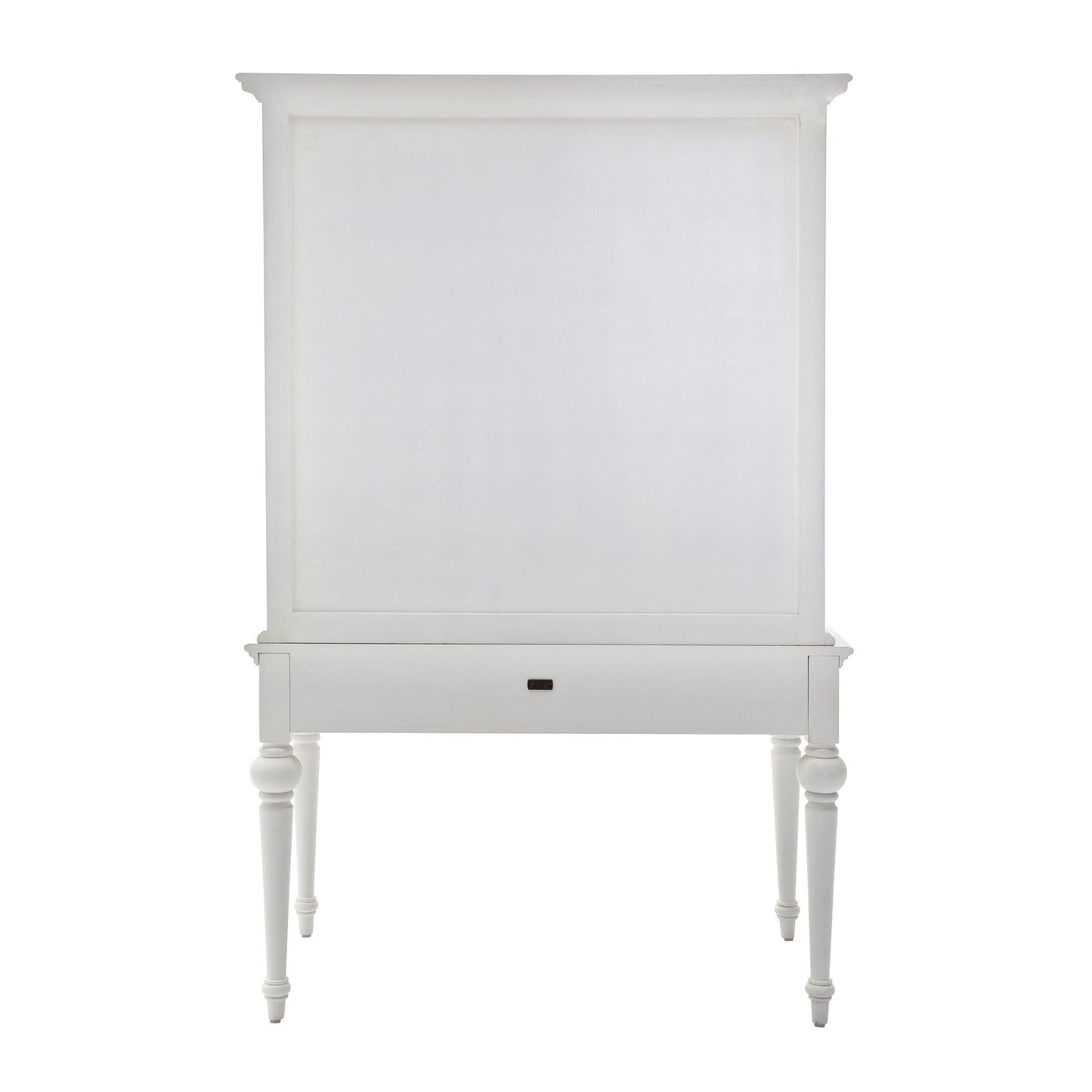 Antiqued White Provencial Writing or Computer Desk with Hutch By Homeroots | Desks | Modishstore - 4