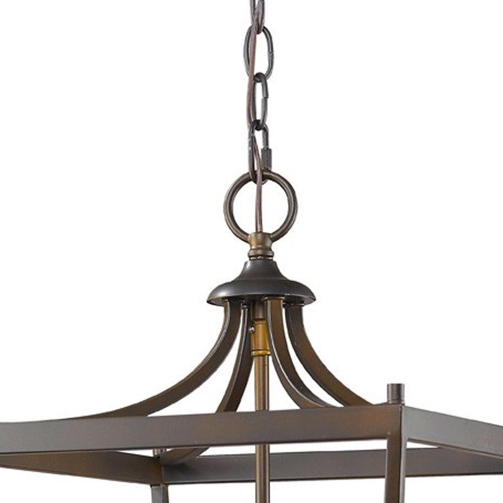 Kennedy 4-Light Oil-Rubbed Bronze Pendant By Homeroots | Pendant Lamps | Modishstore - 3