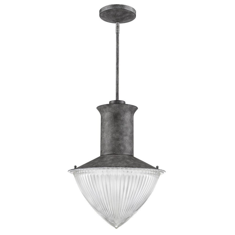 Skylar 1-Light Ash Pendant With Halophane Glass Shade By Homeroots | Pendant Lamps | Modishstore