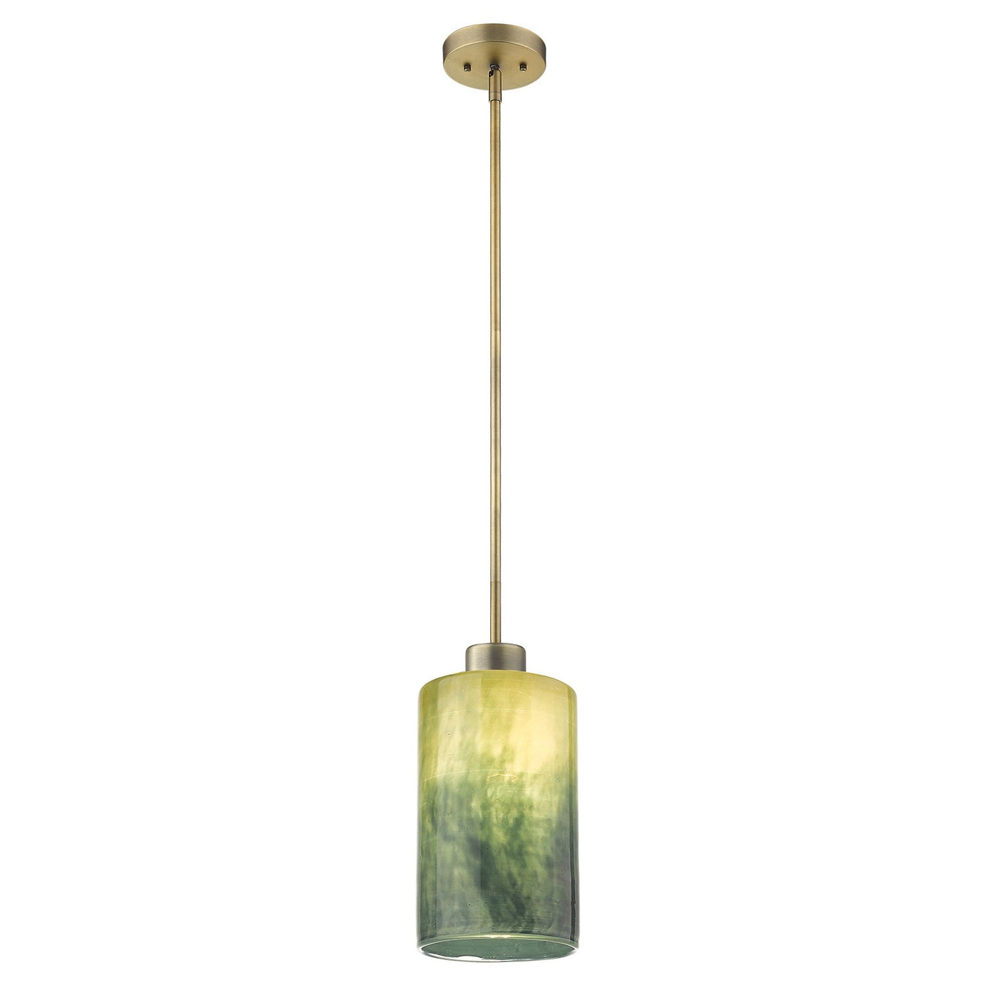 Monet 1-Light Brass Pendant By Homeroots | Pendant Lamps | Modishstore - 3