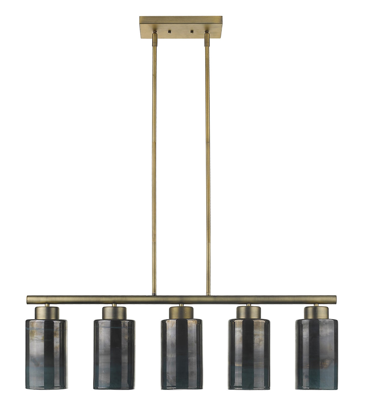 Monet 5-Light Brass Pendant By Homeroots | Pendant Lamps | Modishstore - 4