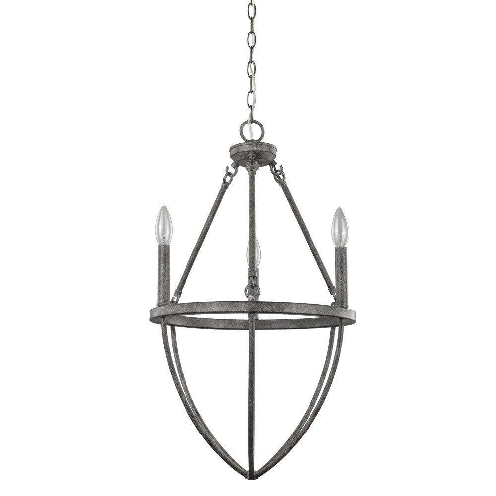 Harlow 3-Light Ash Chandelier By Homeroots | Chandeliers | Modishstore