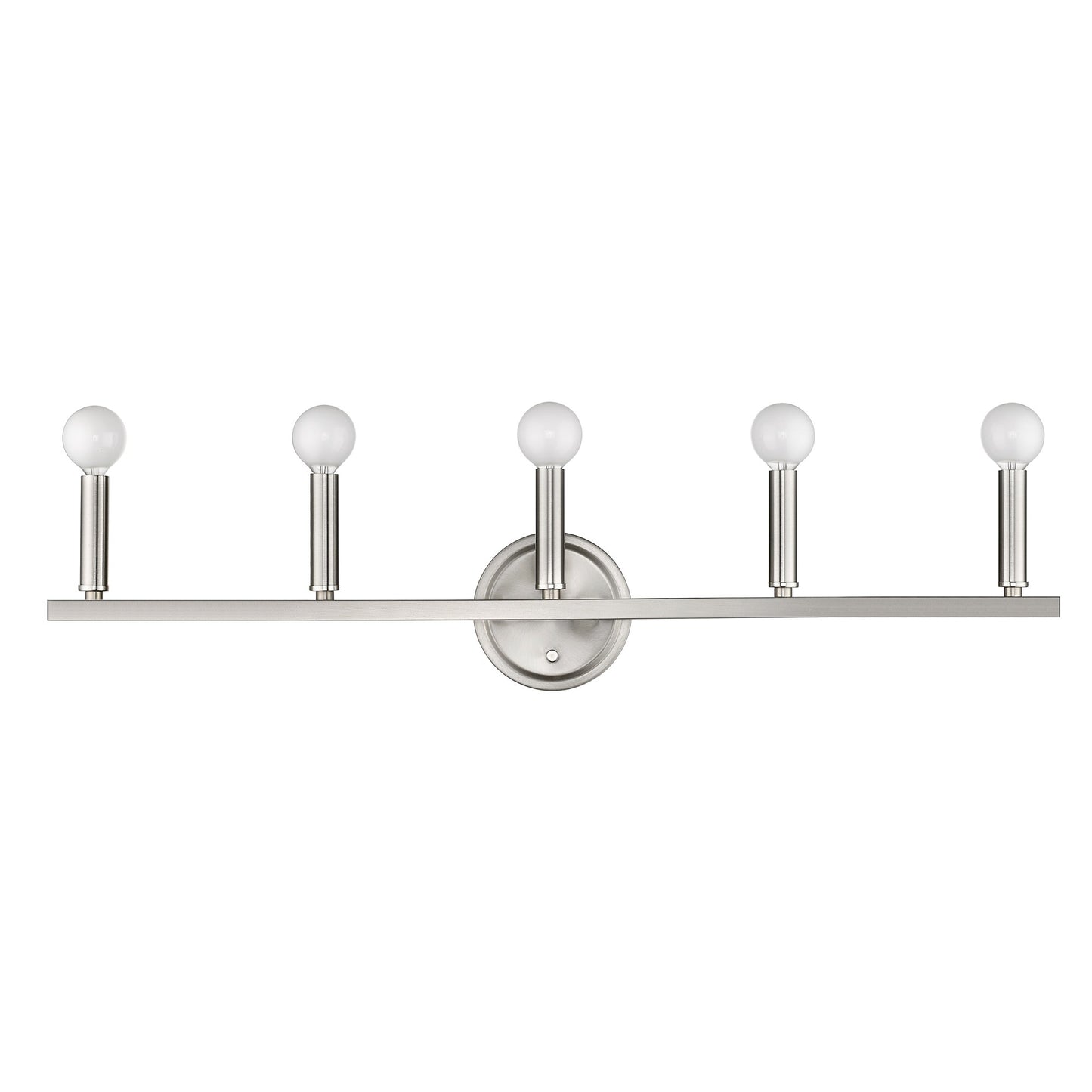 Sawyer 5-Light Satin Nickel Vanity By Homeroots | Vanity Light | Modishstore - 5