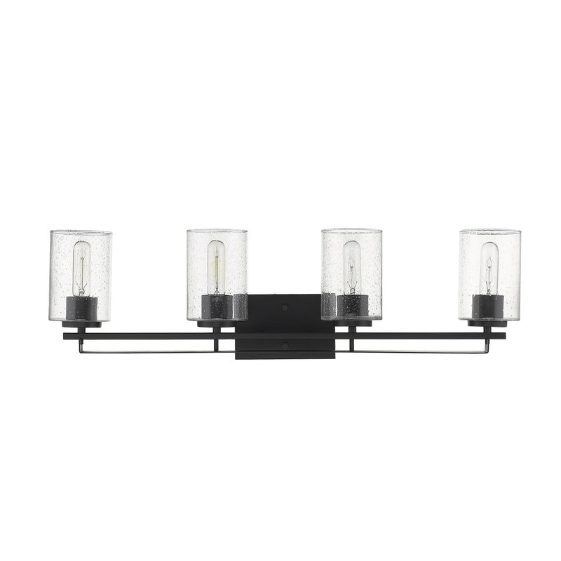 Orella 4-Light Matte Black Sconce By Homeroots | Sconces | Modishstore