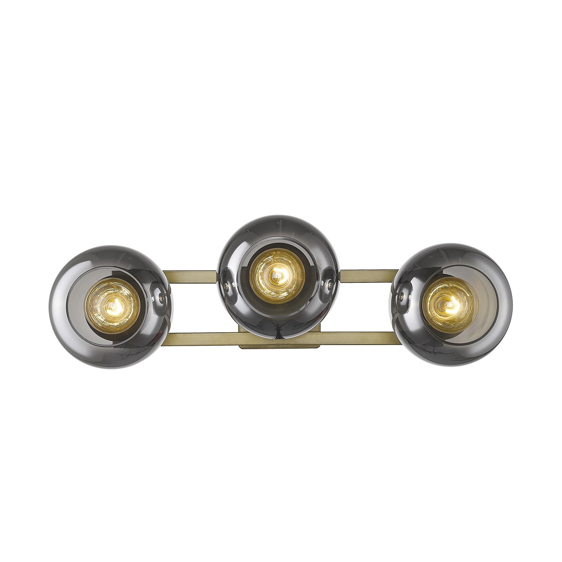 Lunette 3-Light Aged Brass Sconce By Homeroots | Sconces | Modishstore - 4