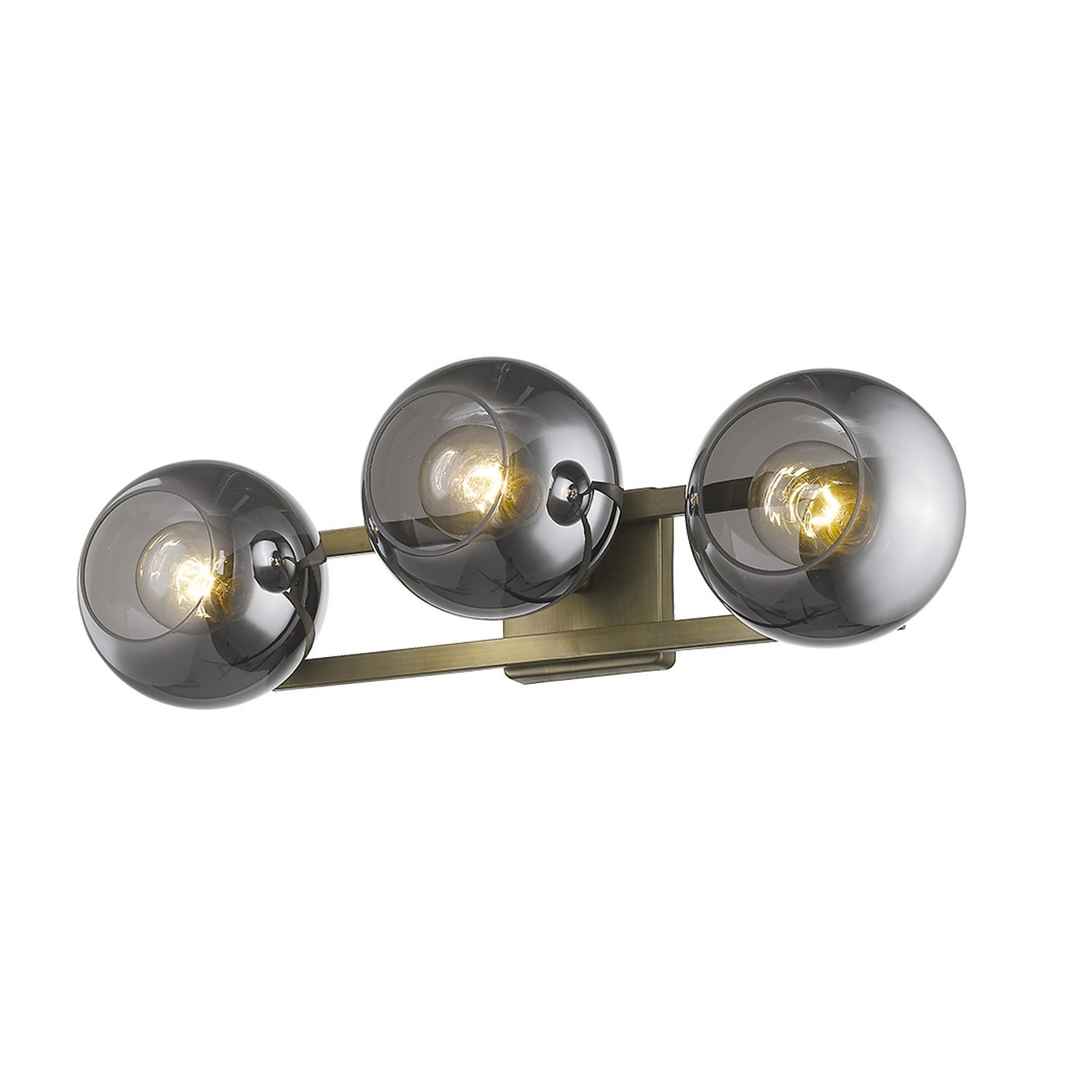 Lunette 3-Light Aged Brass Sconce By Homeroots | Sconces | Modishstore - 6