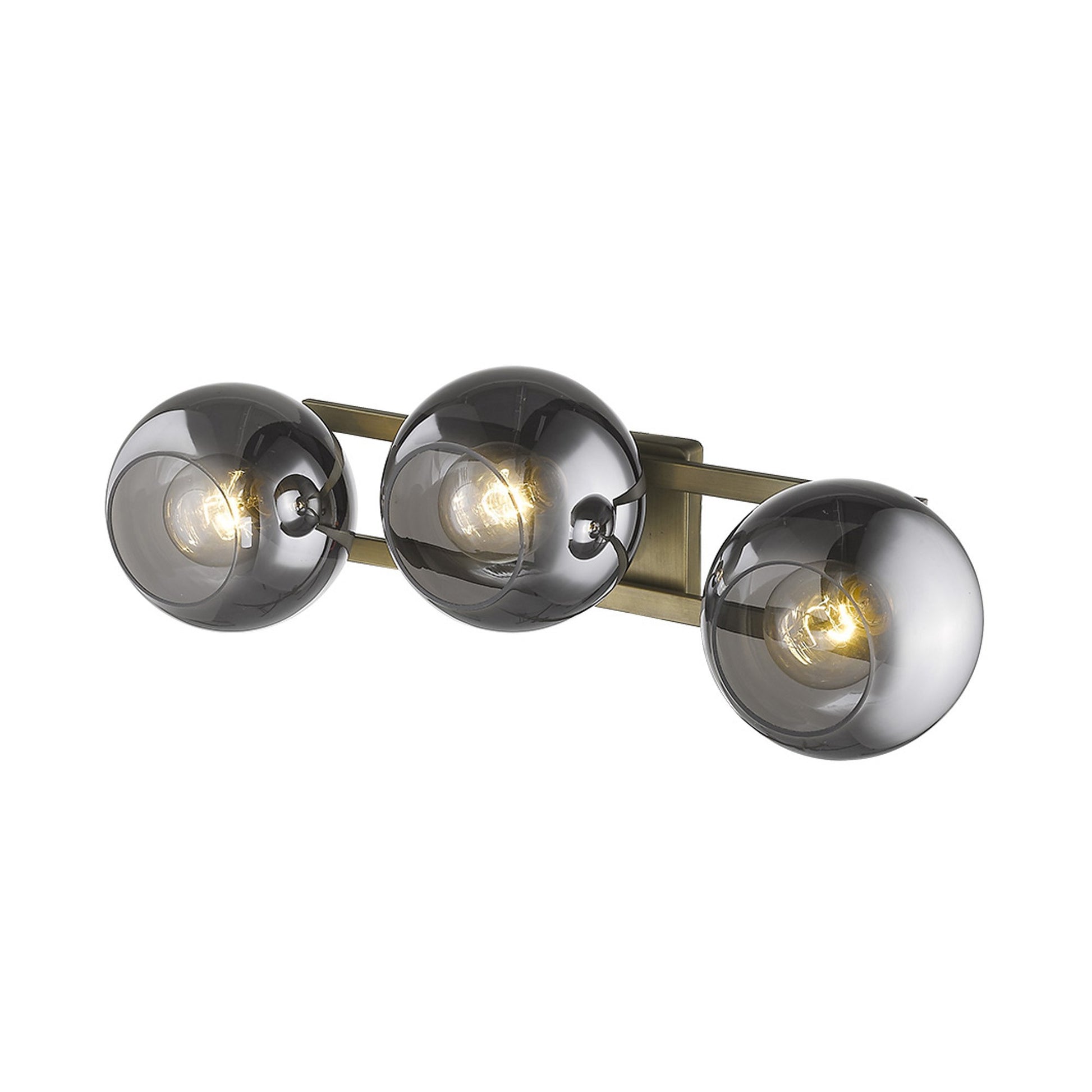 Lunette 3-Light Aged Brass Sconce By Homeroots | Sconces | Modishstore - 7