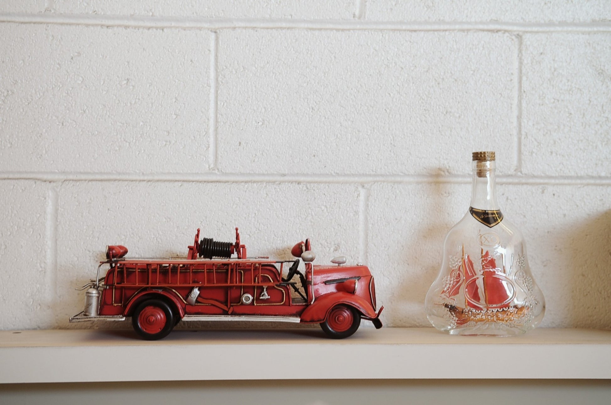 c1938 Ford Red Fire Engine Sculpture By Homeroots | Sculptures | Modishstore - 8