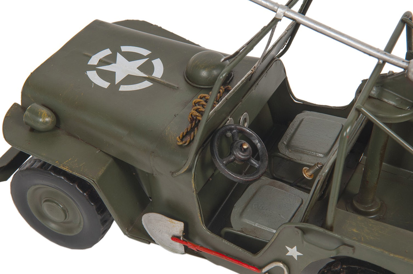 c1941 Green Willys MB Overland Jeep By Homeroots | Sculptures | Modishstore - 9