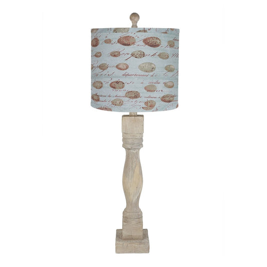 Rustic French Country Speckled Eggs Table Lamp By Homeroots | Table Lamps | Modishstore