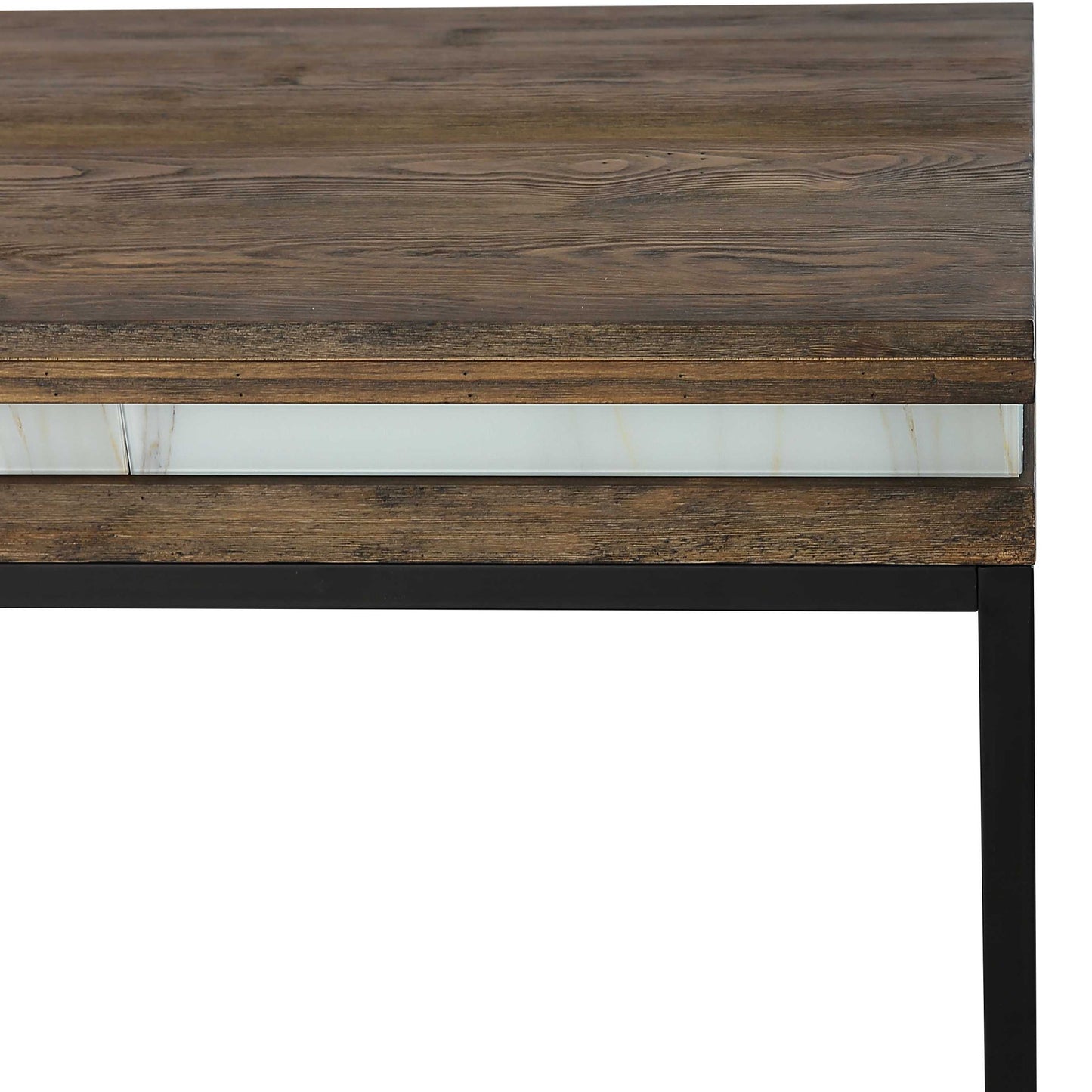 47" Brown and Black Frame Console Table By Homeroots | Console Tables | Modishstore - 8