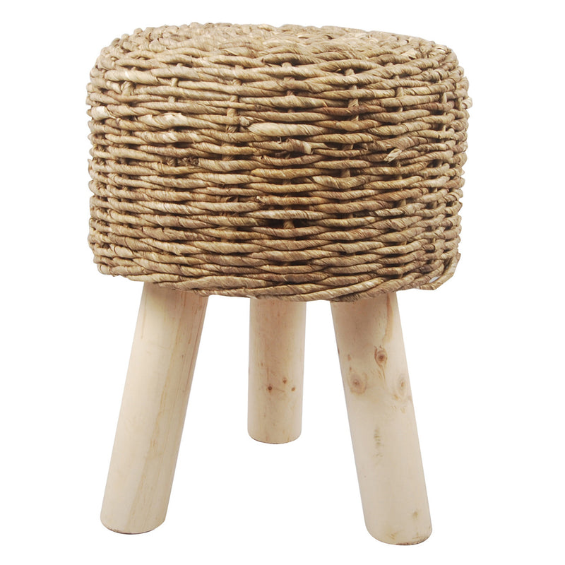 A&B Home Austen Maize Rope Stool | Stools | Modishstore