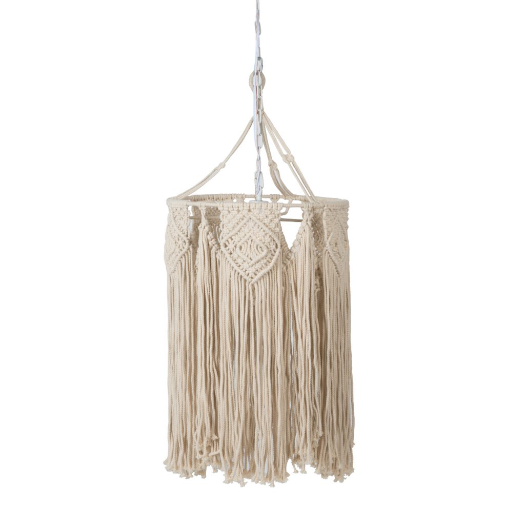 A&B Home Boho Macrame Chandelier | Chandeliers | Modishstore