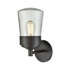 Mullen Gate 1-Light Outdoor Wall Lamp in Oil Rubbed Bronze - Large ELK Lighting