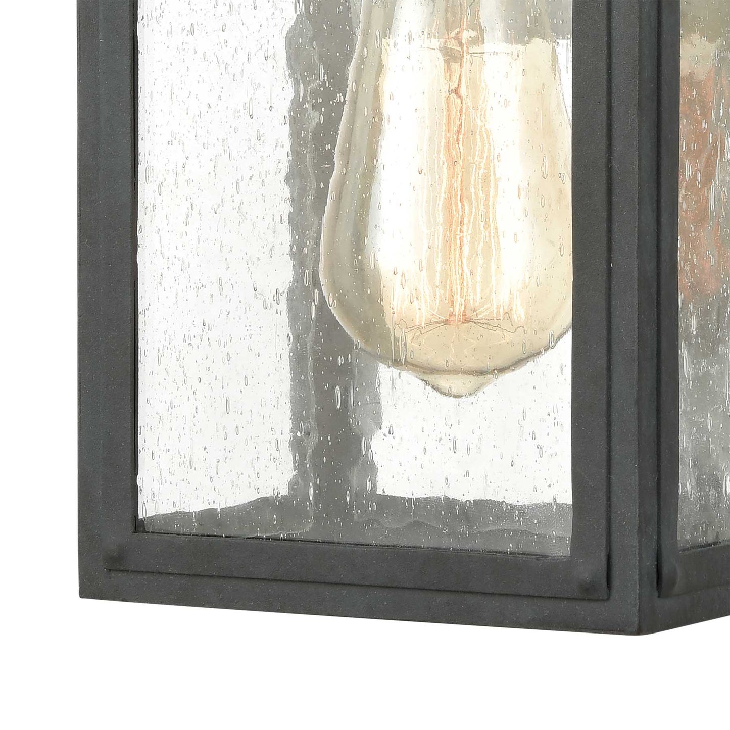 Heritage Hills 14'' High 1-Light Outdoor Sconce - Aged Zinc By ELK |Sconces |Modishstore - 3