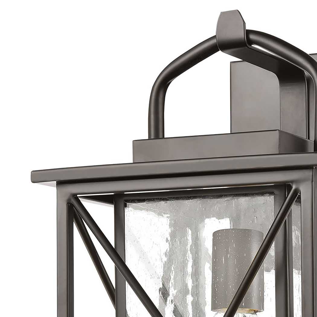 Carriage Light 17'' High 1-Light Outdoor Sconce - Matte Black By ELK |Sconces |Modishstore - 3