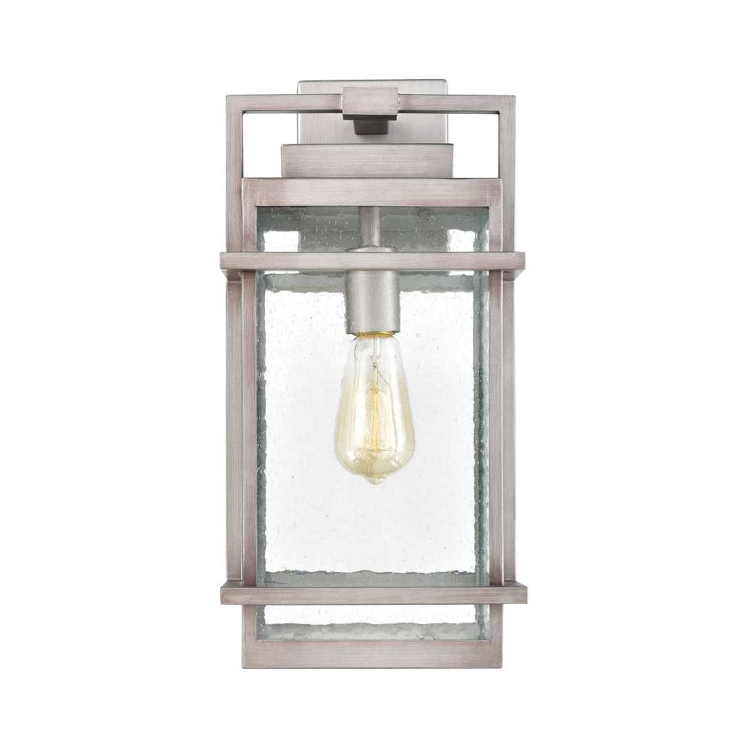 Breckenridge 19'' High 1-Light Outdoor Sconce - Weathered Zinc By ELK |Sconces |Modishstore - 2