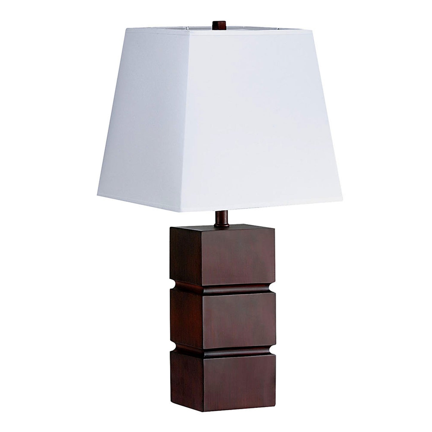 Modern Wooden Stack Table Lamp By Homeroots | Table Lamps | Modishstore - 2