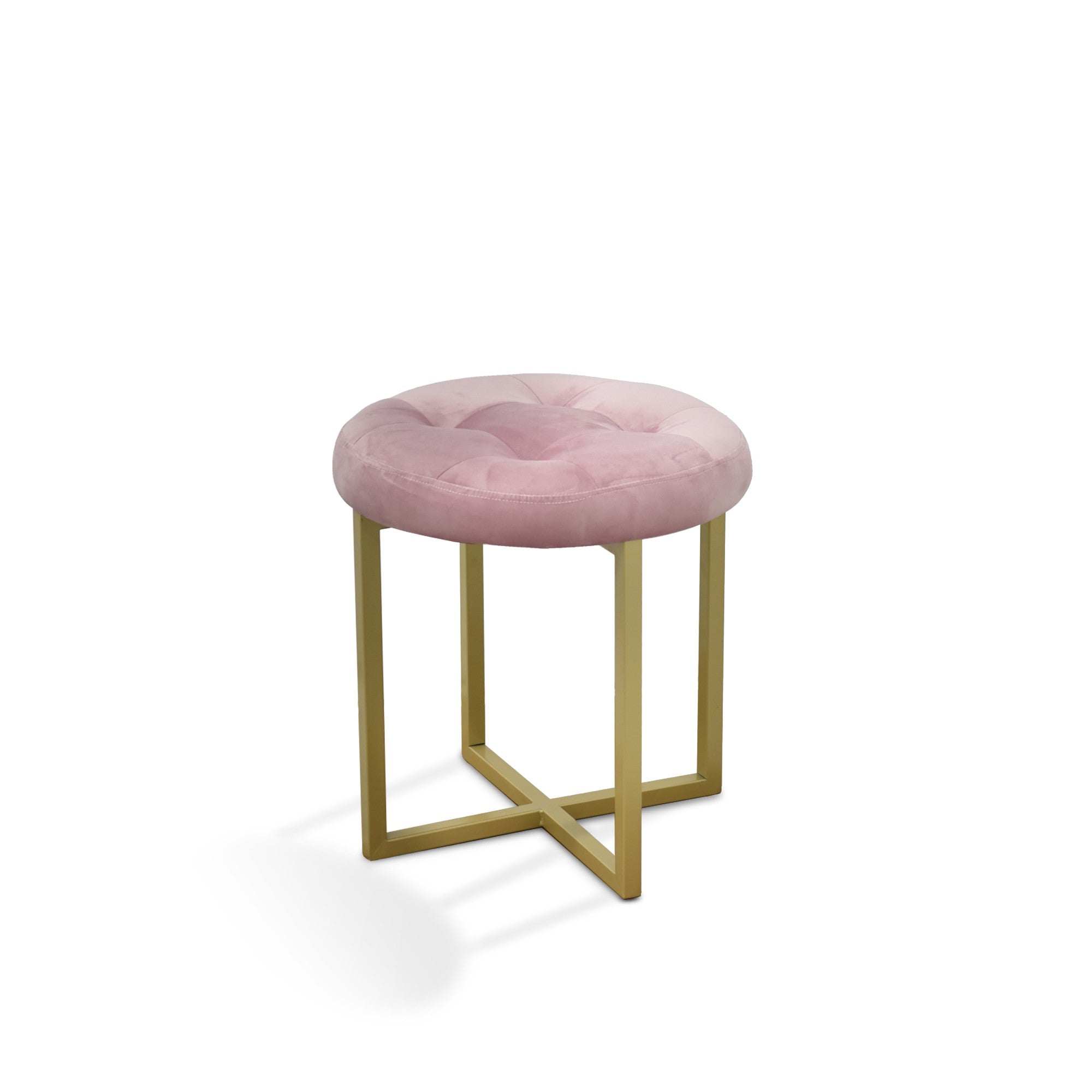 Tufted velvet stool hot sale