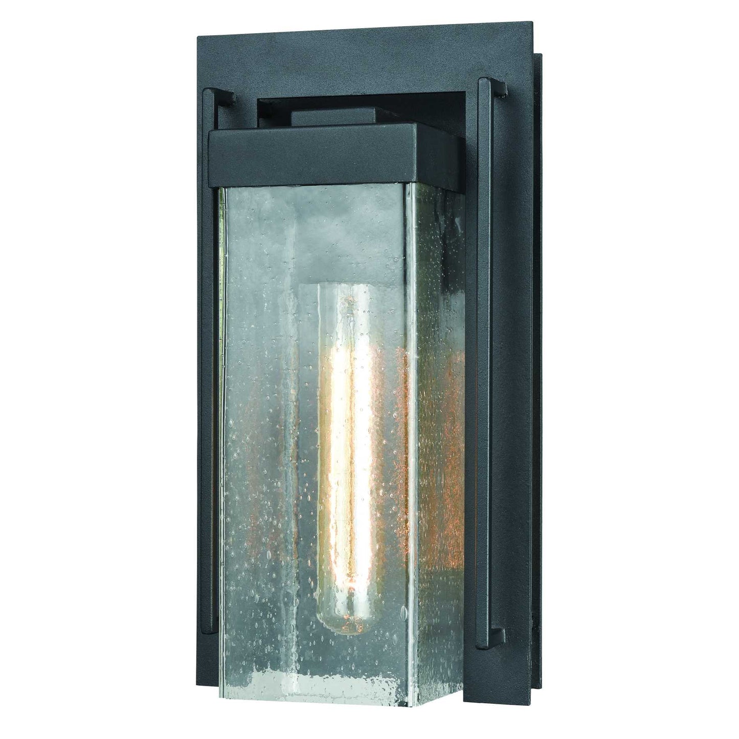 Overton 12'' High 1-Light Outdoor Sconce - Matte Black By ELK |Sconces |Modishstore 