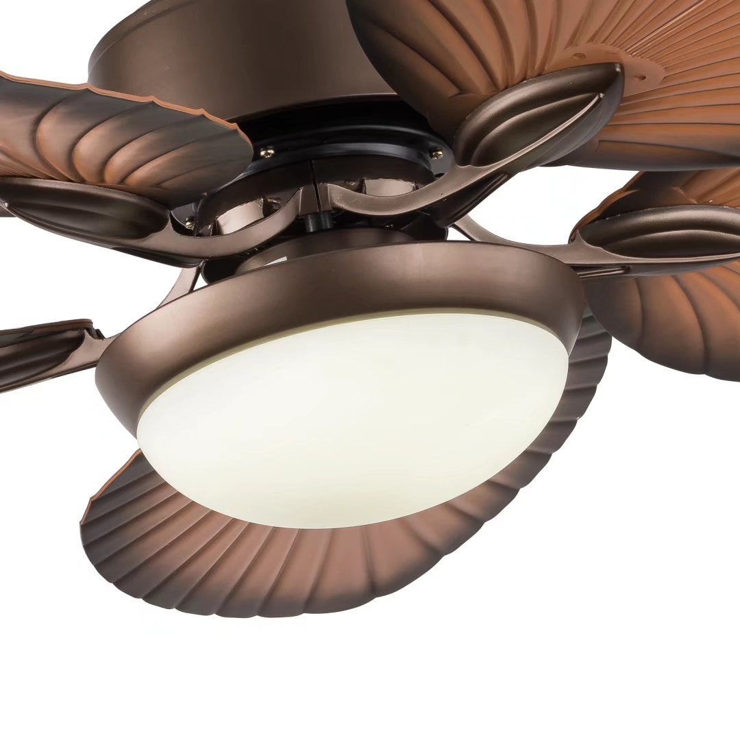 Classy Metal Ceiling Fan And LED Lamp By Homeroots | Ceiling Lamps | Modishstore - 5