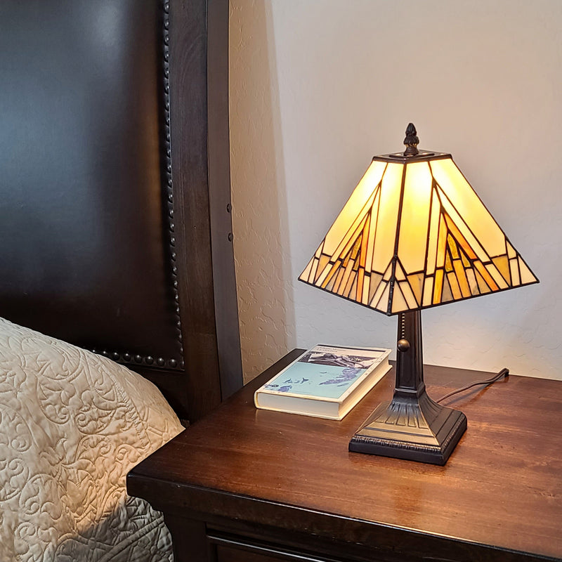 Tiffany mission store style table lamps