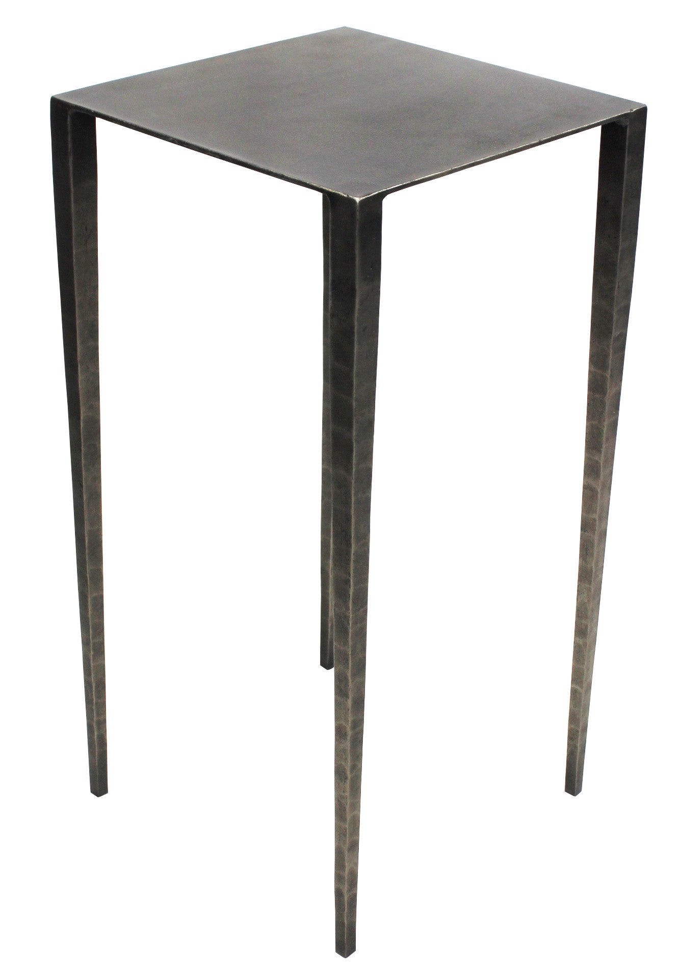 24" Nickel Iron Square End Table By Homeroots | End Tables | Modishstore