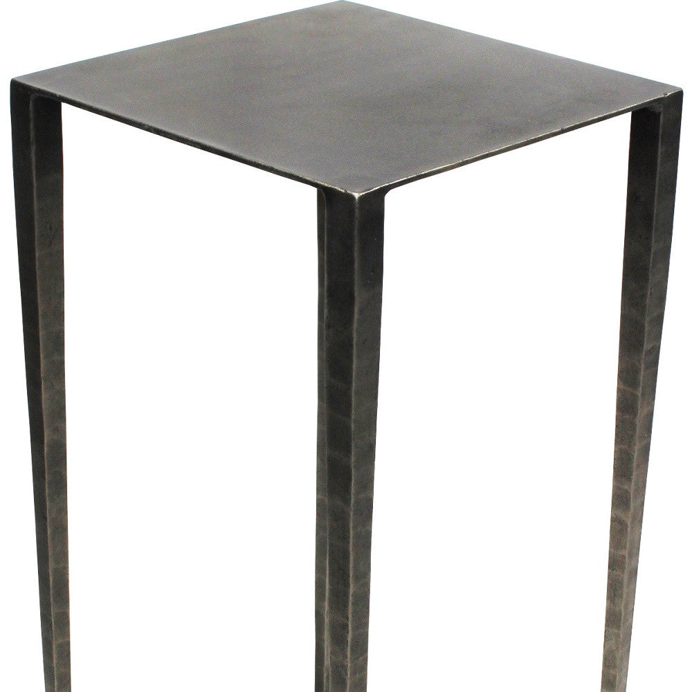 24" Nickel Iron Square End Table By Homeroots | End Tables | Modishstore - 4