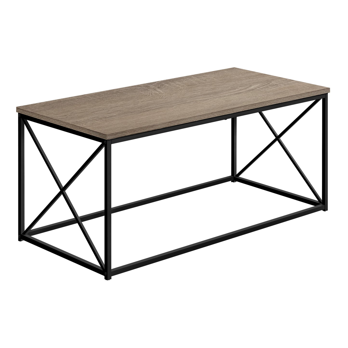 41" Dark Taupe Rectangular Coffee Table By Homeroots | Coffee Tables | Modishstore