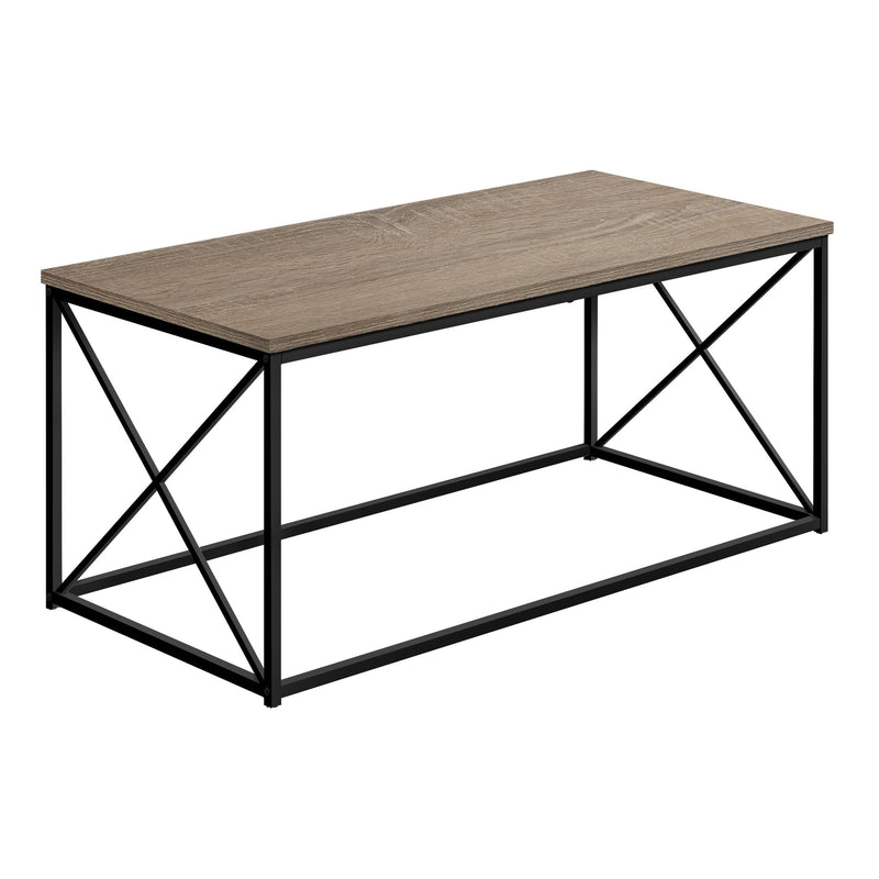 41" Dark Taupe Rectangular Coffee Table By Homeroots | Coffee Tables | Modishstore