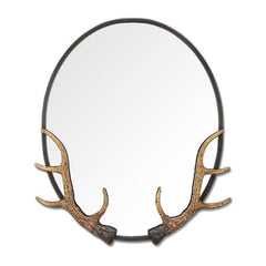 Antler Oval Mirror By SPI Home